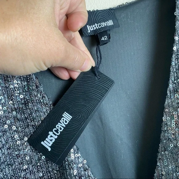 Just Cavalli NWT sequin Dress SZ6 (EU 42) - Picture 6 of 11